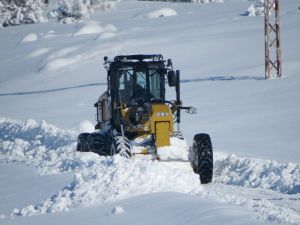 Mutlu yaylası yolu ulaşıma açıldı