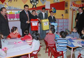 Okullarda geri dönüşüm uygulaması