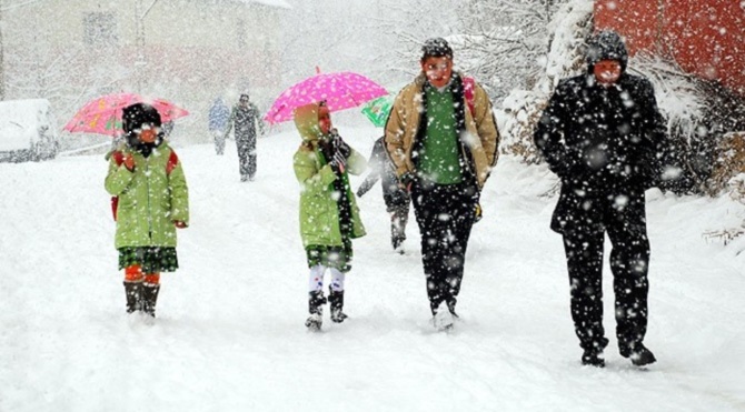Konya'da bu ilçelerde eğitime kar engeli