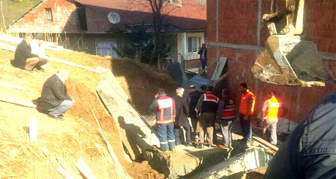 Çöken duvarın altında kalan işçi hayatını kaybetti
