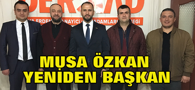 DERSİAD’da ,Özkan yeniden başkan