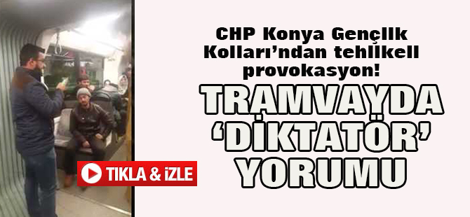 CHP Konya Gençlik Kolları'ndan tehlikeli provokasyon