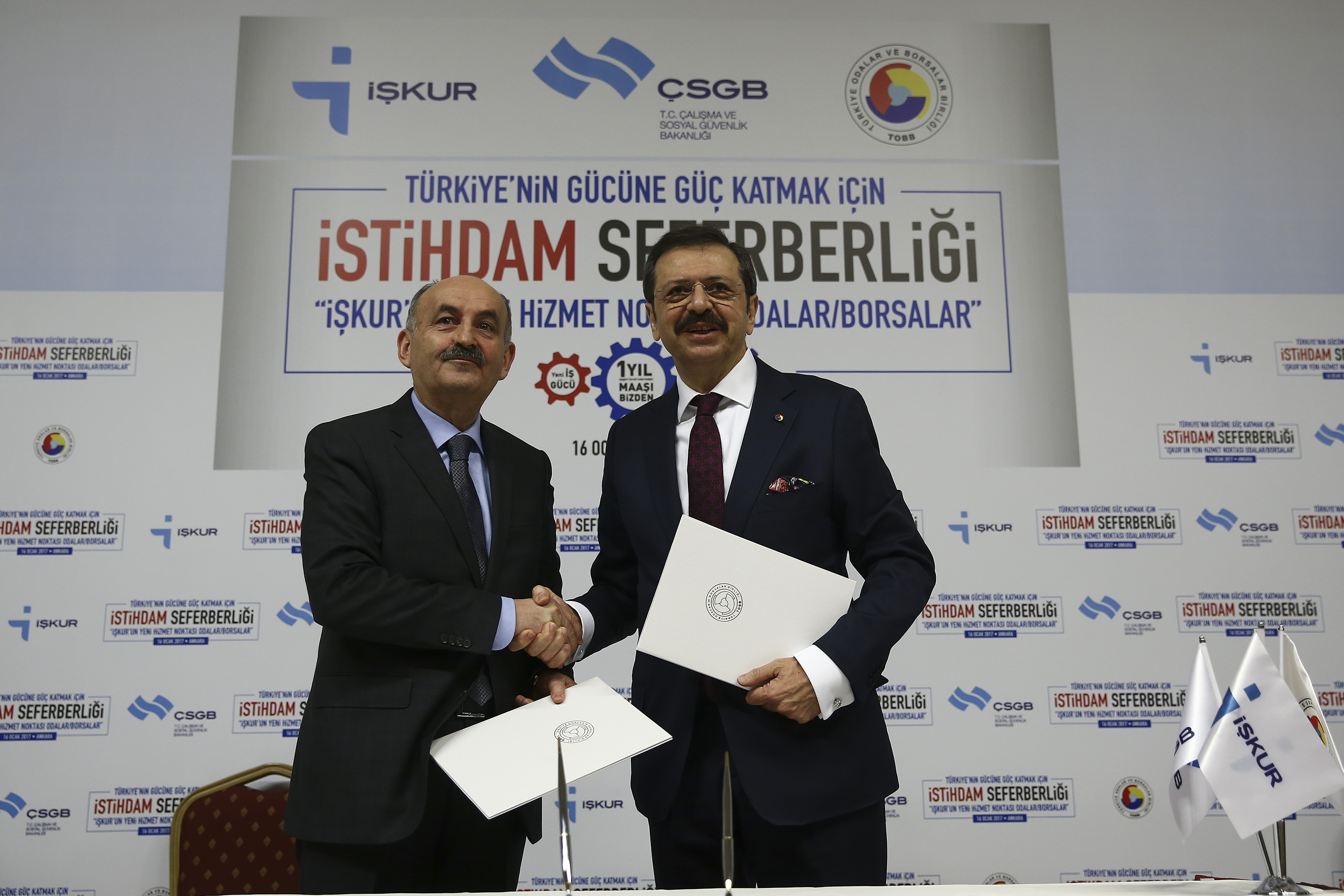 Oda ve Borsalarda İŞKUR Hizmet Noktası Kurulması Protokolü