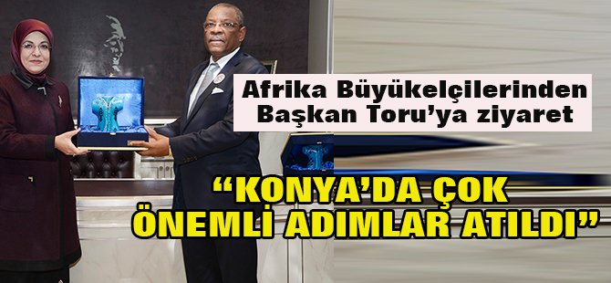 Afrika Büyükelçilerinden Başkan Toru’ya ziyaret