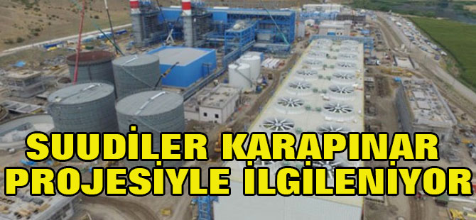 Suudiler Karapınar Projesiyle İlgileniyor