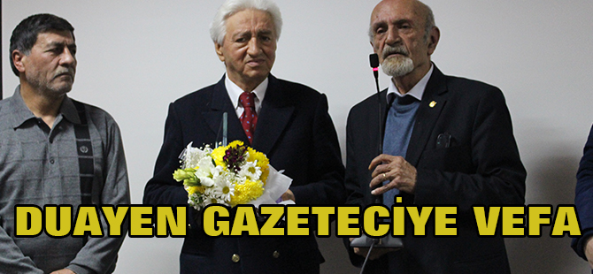Duayen Gazeteci İhsan Kayseri’ye vefa