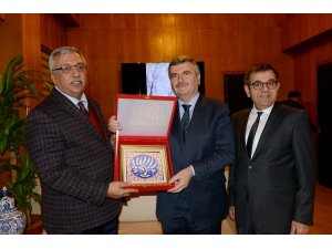 RTÜK üyeleri Başkan Akyürek’i ziyaret etti