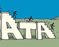 Gata-kulle tartışmaları karikatürlere yansıdı...