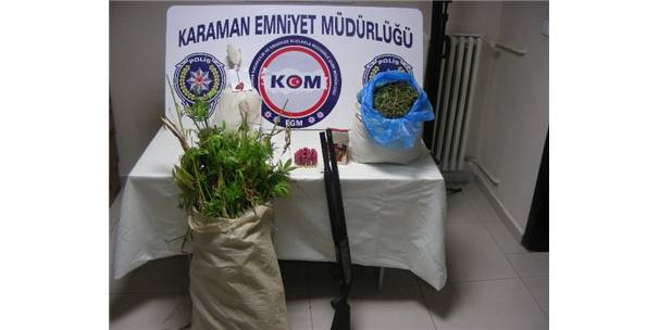 Karaman’da uyuşturucu operasyonu