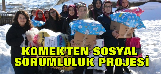 Komek'ten Örnek Sosyal Sorumluluk Projesi