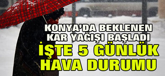 Bugünden İtibaren Donacağız! Beklenen Kar Yağışı Başladı