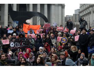 New York'ta Trump karşıtı gösteri