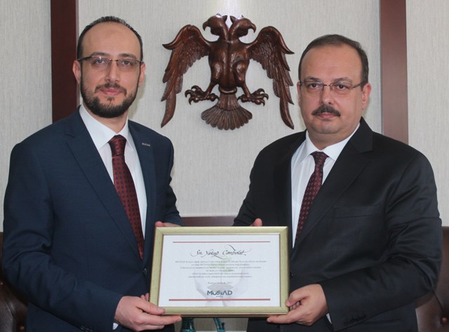 MÜSİAD Konya, Vali Canbolat'ı ziyaret etti