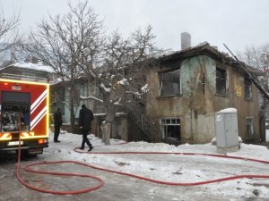 Akşehir'de ev yangını