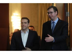 Yunanistan Başbakanı Çipras Sırbistan'da