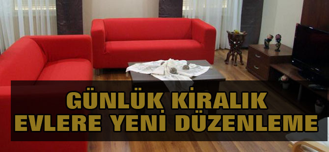 Günübirlik evlere düzenleme