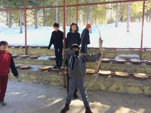 Beyşehir'de kış dönemi kamplarına yoğun ilgi