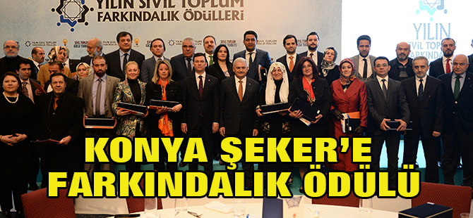 AK Parti’den Konya Şeker’e “Farkındalık” ödülü