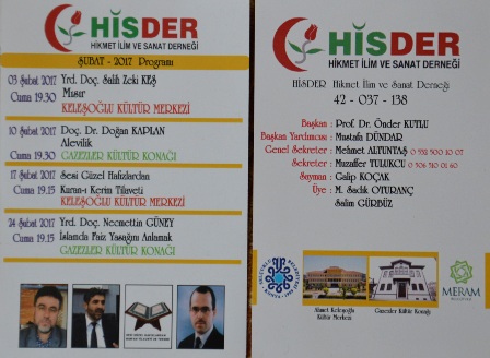 HİSDER Şubat ayında da dopdolu