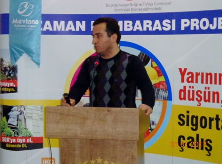 Gündelikçi işçiler bilgilendirildi