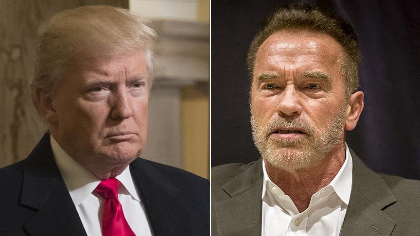 Trump ile Schwarzenegger arasındaki "Çırak" tartışması