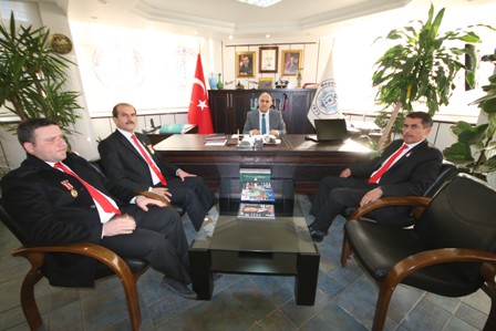 Beyşehirli gazilerden Başkan Özaltun’a ziyaret