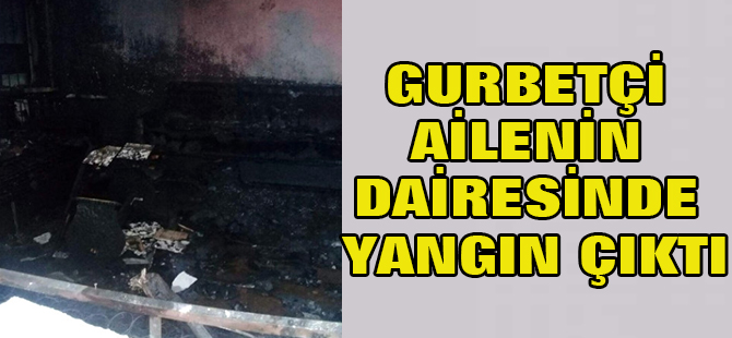 Kulu'da Gurbetçi Ailenin Dairesinde Yangın Çıktı