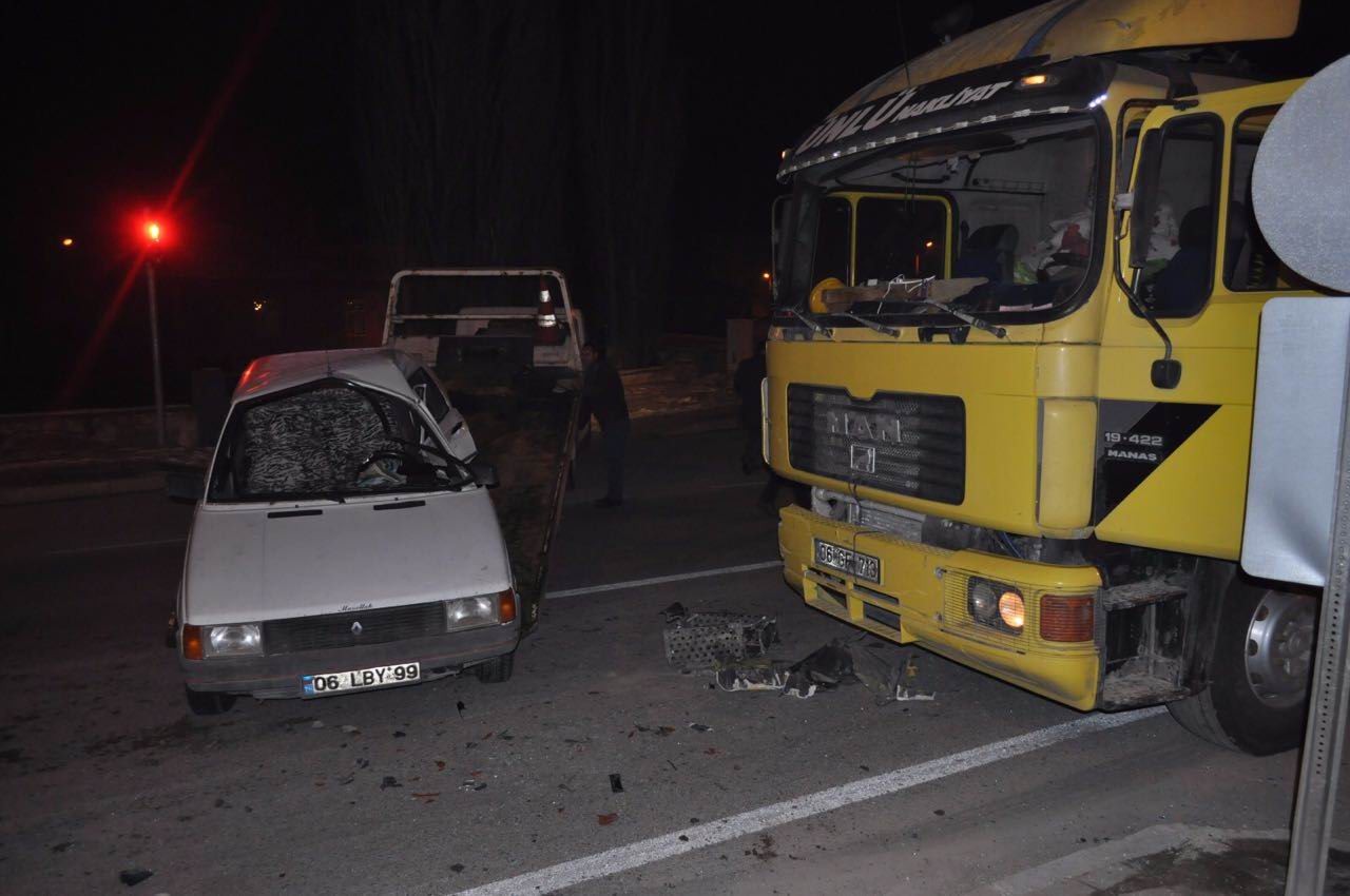 Kulu’da TIR kazası