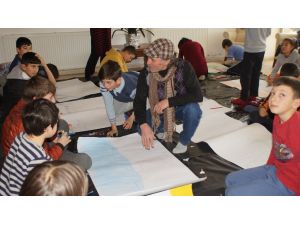 Ankara'da öğrenciler için "resimli terapi"