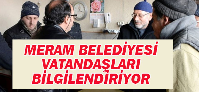 Meram'da Vatandaşlara İmar Bilgilendirmesi