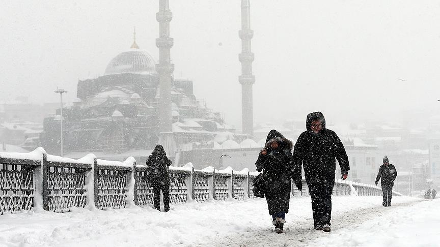 İstanbul'da kar beklentisi