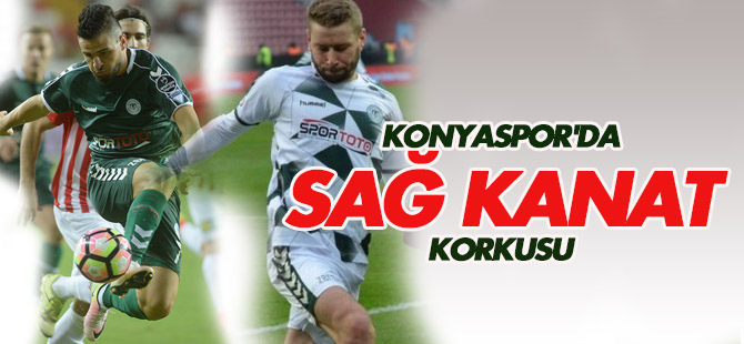 Konyaspor'da Antalyaspor maçı öncesi sağ kanat endişesi