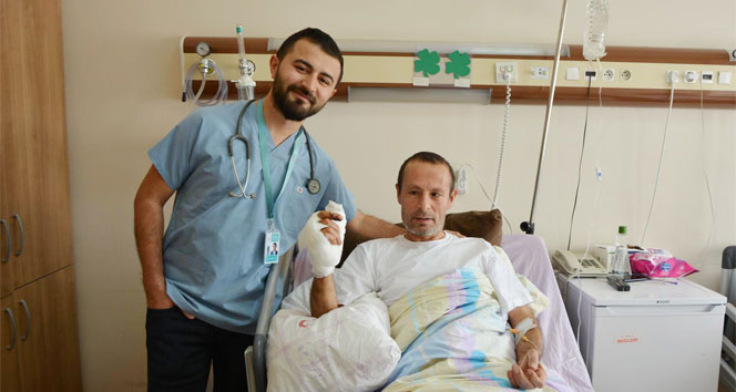 Nevşehir'de mobilya ustasının kopan parmağı dikildi