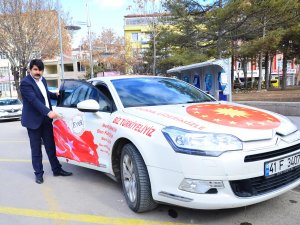 Erdoğan'a destek için yola çıkan Özavcı'nın son  durağı Konya olacak