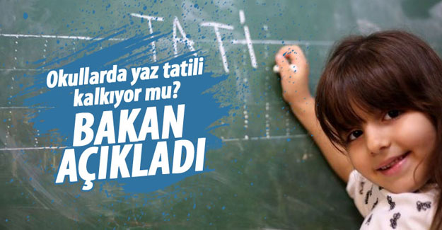 Okullarda Yaz Tatili Kalkıyor mu?