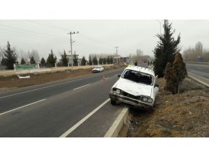 Kütahya'da otomobilin uygulama noktasında polise çarpması