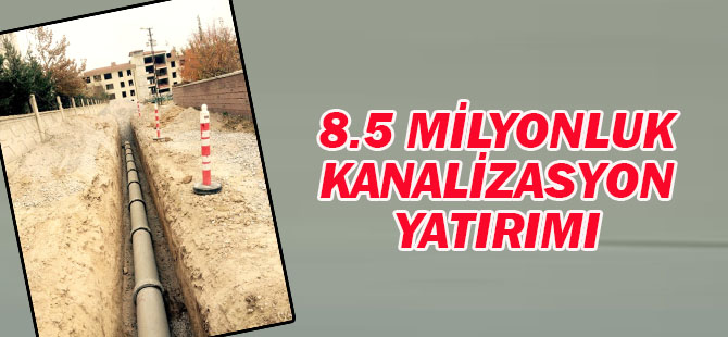 Sarayönü'ne 8.5 Milyonluk Kanalizasyon Yatırımı