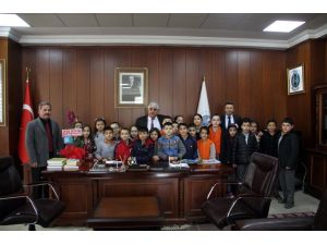 Başkan Şimşek’e teşekkür ziyareti