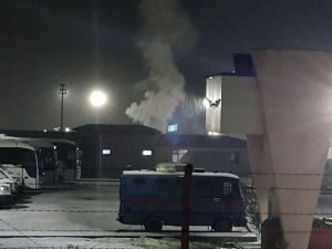 GÜNCELLEME - Düzce'de cezaevinde yangın: 1 yaralı