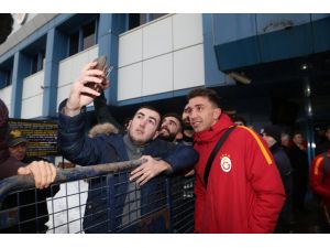 Galatasaray kafilesi, Rize'ye geldi