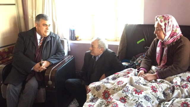 Başkan Özgüven'den Engelli ve Yardıma Muhtaçlara Ziyaret