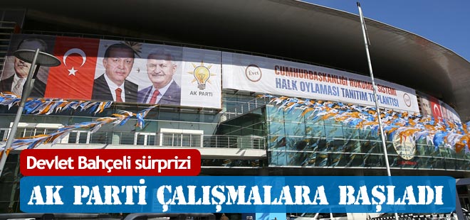 AK Parti çalışmalarında Bahçeli sürprizi