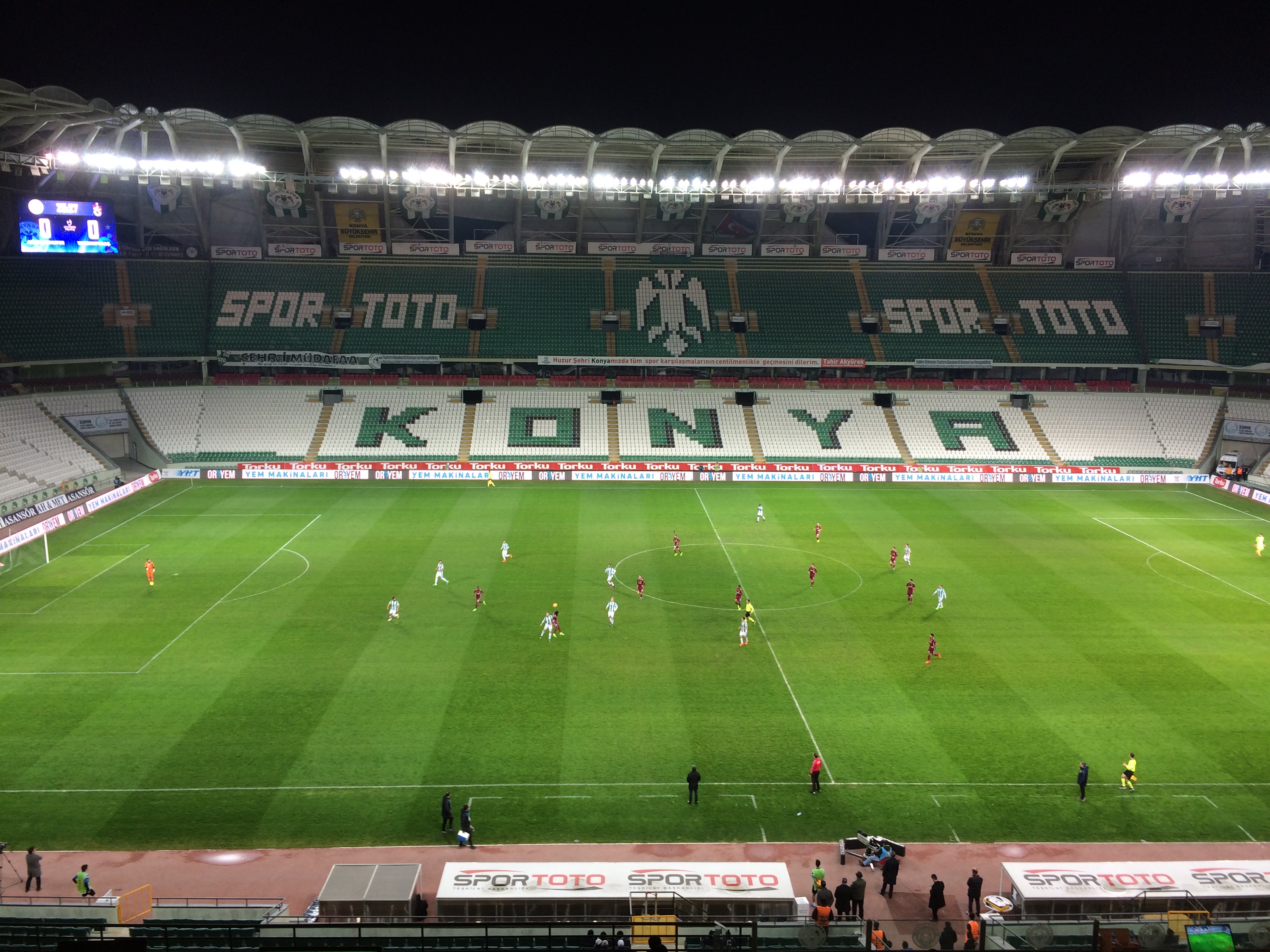 Atiker Konyaspor: 1 - Trabzonspor: 1