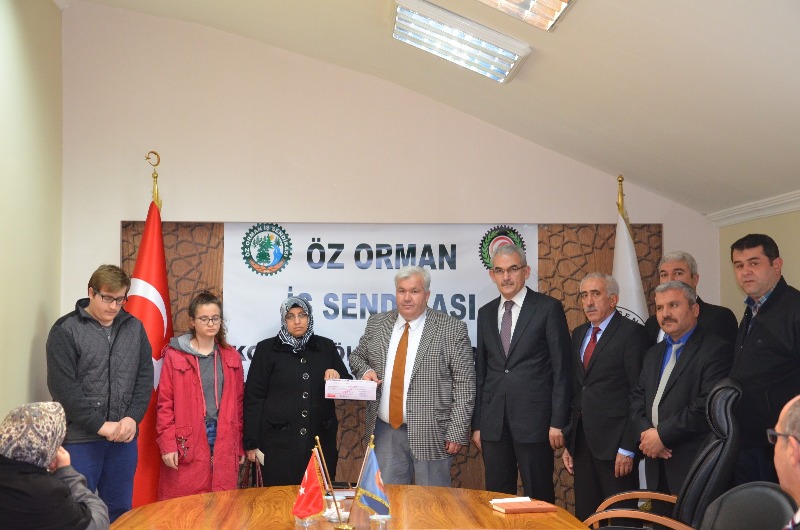 Öz Orman-İş Sendikası’ndan vefa örneği