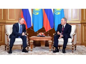 Rusya Devlet Başkanı Putin Kazakistan'da
