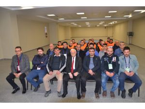 Sivasspor çalışanlarına deprem eğitimi verildi