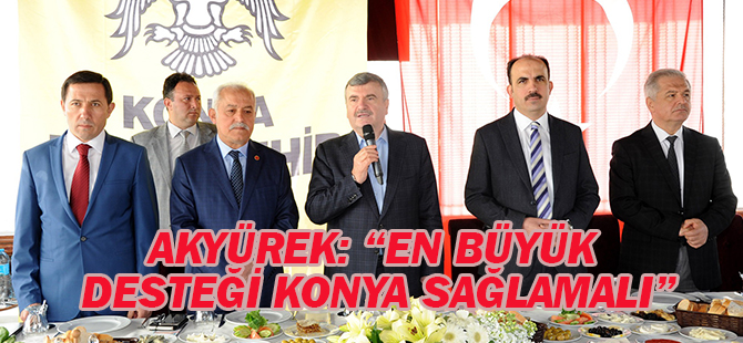 Akyürek, muhtarlarla buluştu