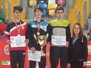 Atletizm çoklu branşlarda Yusuf Uzun Türkiye 3.sü oldu