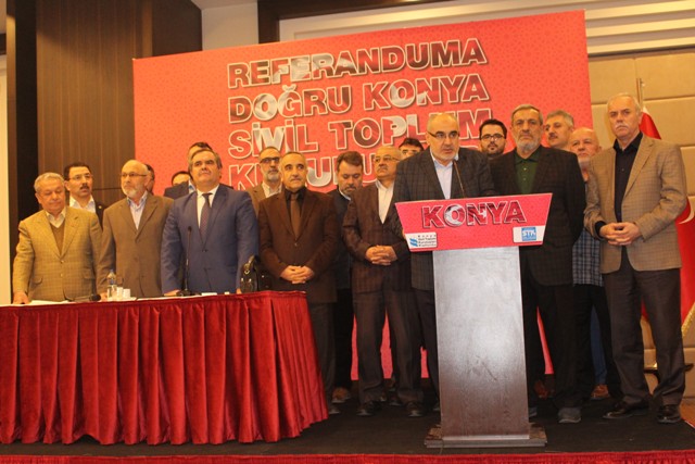 Konya STK’ları ‘Evet’ dedi
