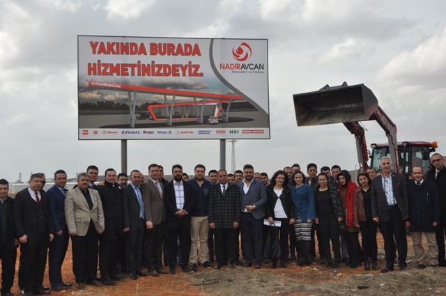 Nadir Avcan Petrol 14.istasyonunu temelini attı